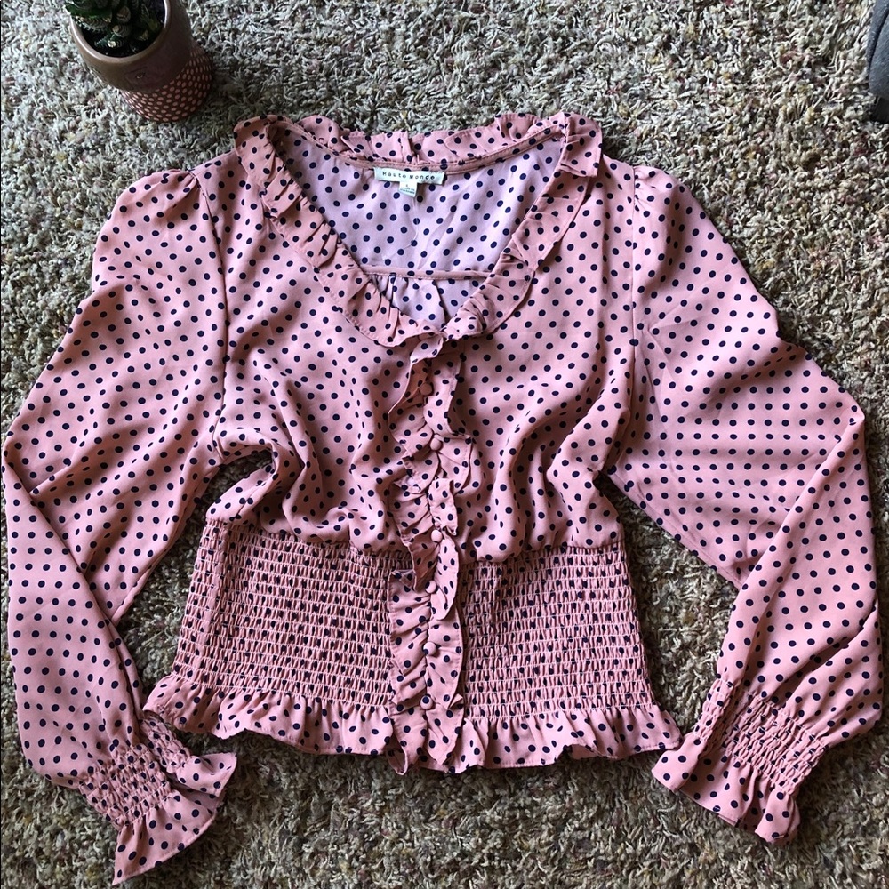 Polka Dot Blouse